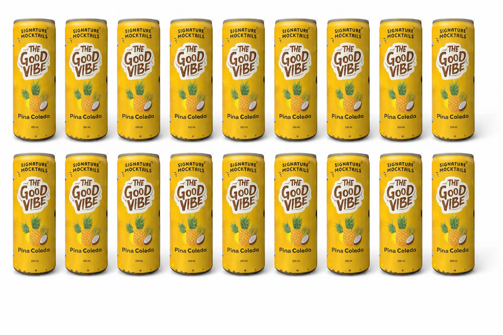 The Good Vibe Pina Colada Mocktail | 250 ML | Pack of 24