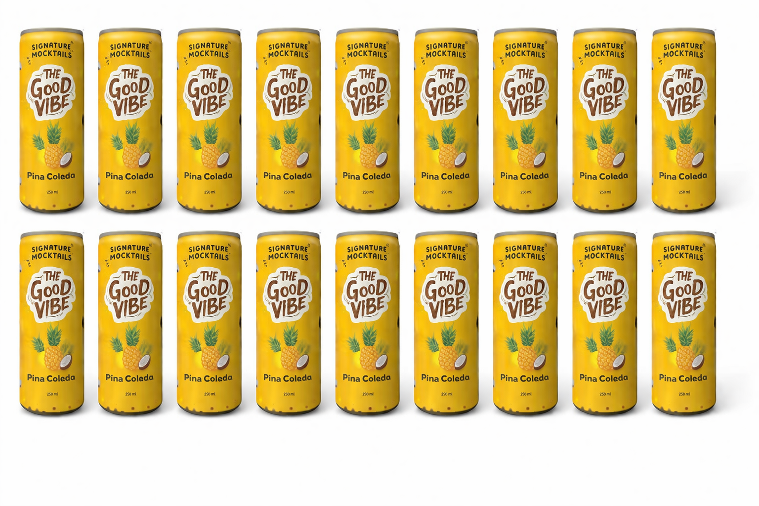 The Good Vibe Pina Colada Mocktail | 250 ML | Pack of 24