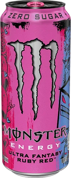 MONSTER ENERGY - Ultra Fantasy Ruby Red Zero Sugar Energy Drink (500ml)