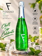FOGOSO Green Apple Flavour Sparkling Juice | Refreshing & Chilled