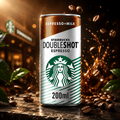 Starbucks Doubleshot Espresso 2X Espresso with Milk, 6.76 fl oz - Pack of 2