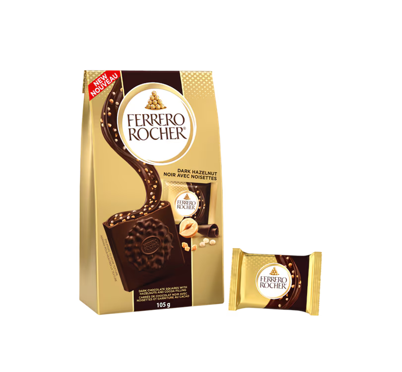 Ferrero Rocher Dark Hazelnut Chocolate – 105g | (Switzerland)