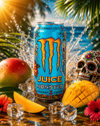 Monster Energy Drink Mango Loco 500 ml ( pack of 2 )