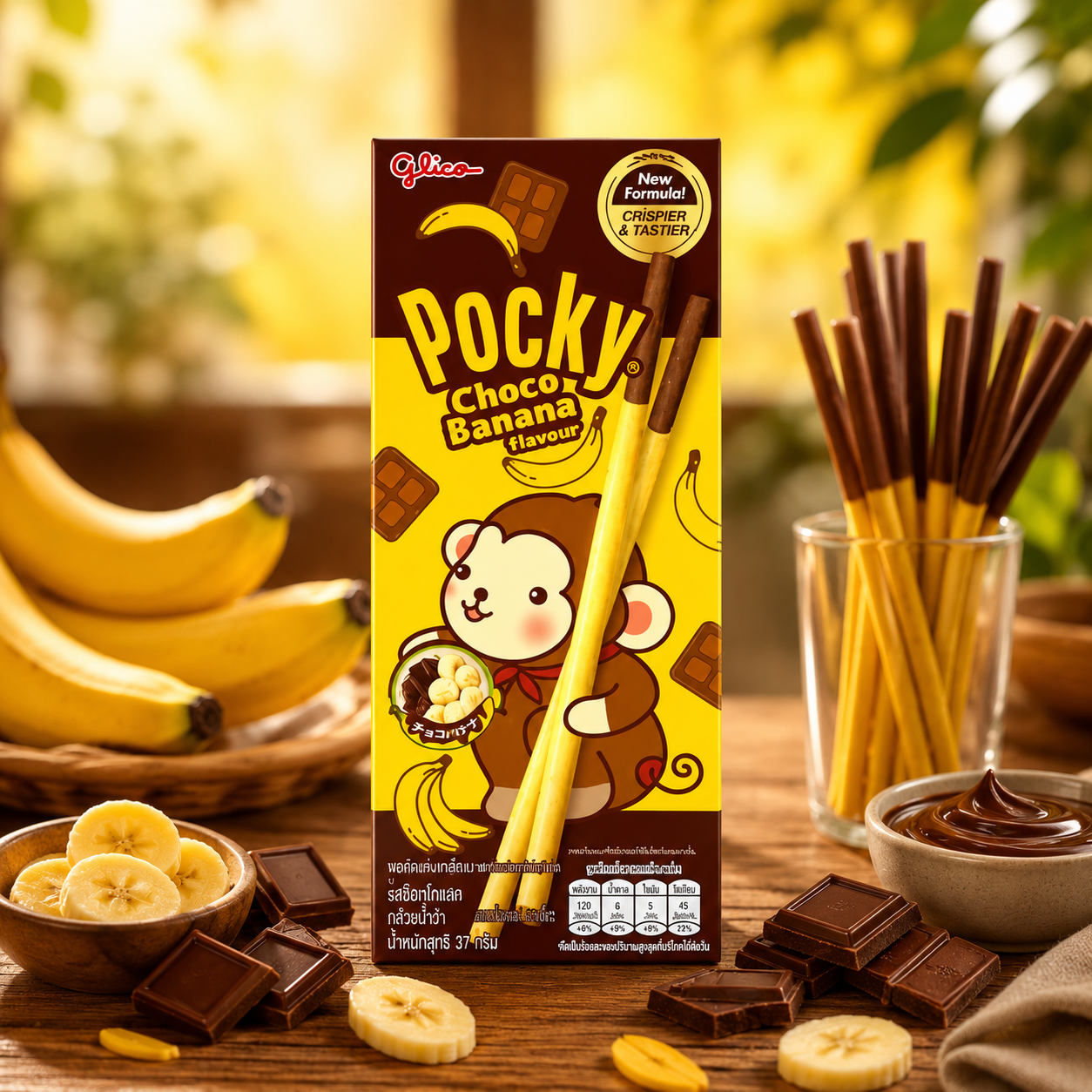 Pocky Choco Banana Flavour (Pack of 03)