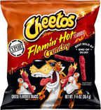 Frito Lay Cheetos Crunchy Flamin Hot Cheese Snack King Size 1.25 oz | 35.4 g - Buy Flamin Hot Cheetos King Size Today!
