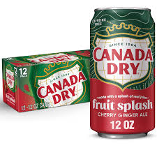 Canada Dry Cherry Ginger Ale 355ML | Buy Online Pack of 03
