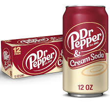 Dr Pepper Cream Soda Smooth & Creamy Soft Drink | Buy Online