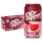 Dr Pepper Strawberries & Cream Soda Pop, 12 fl oz 355ML (Pack of 03)