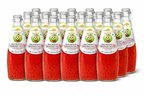 American Delight Watermelon Basil Seed Drink Pack of 24 - Refreshing Hydration