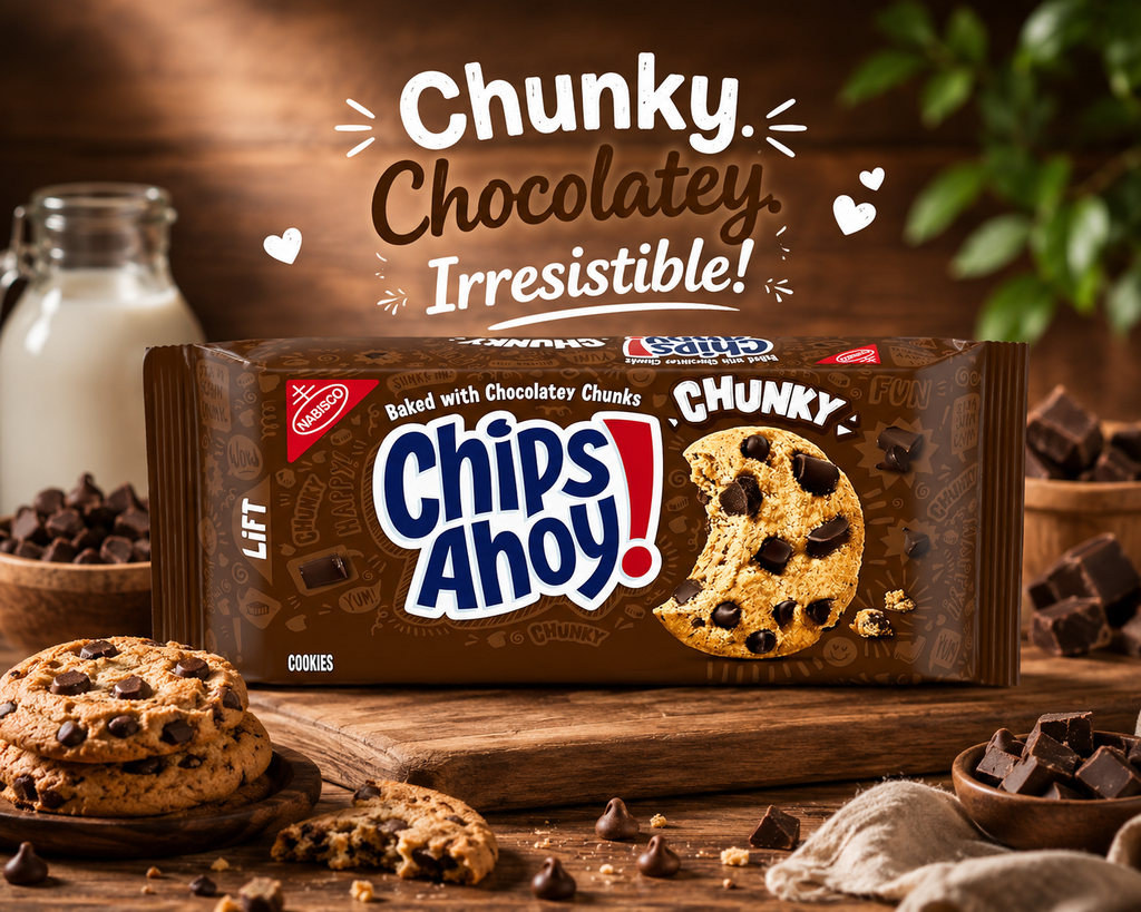 Chips Ahoy!! Real Chocolate Chunky Cookies, 333 Gram (Pack of 02)