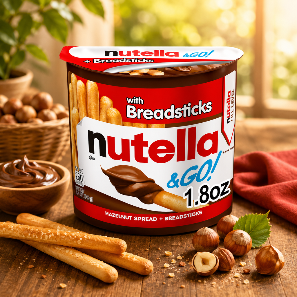 Nutella & Go with Breadsticks, 52 g (Pack of 02)