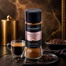 Davidoff Crema Intense Instant Coffee Powder, Bottle - 9/12 Intensity - 90 Gram (Pack of 04)