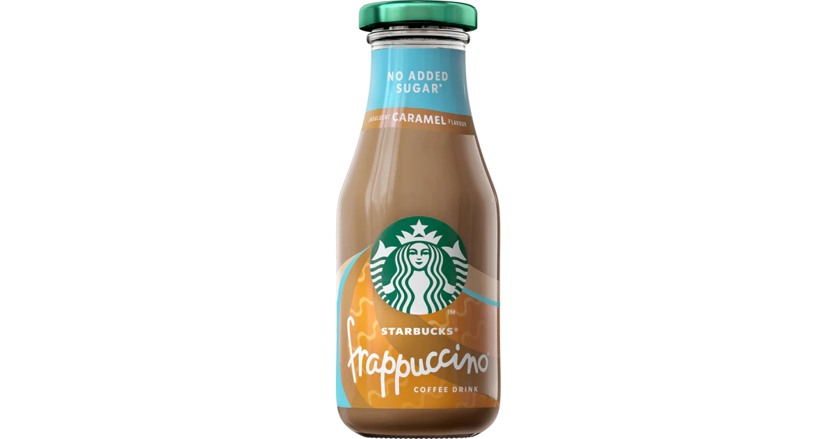 Starbucks Frappucino No Added Sugar Caramel 250 ml (Pack of 02)