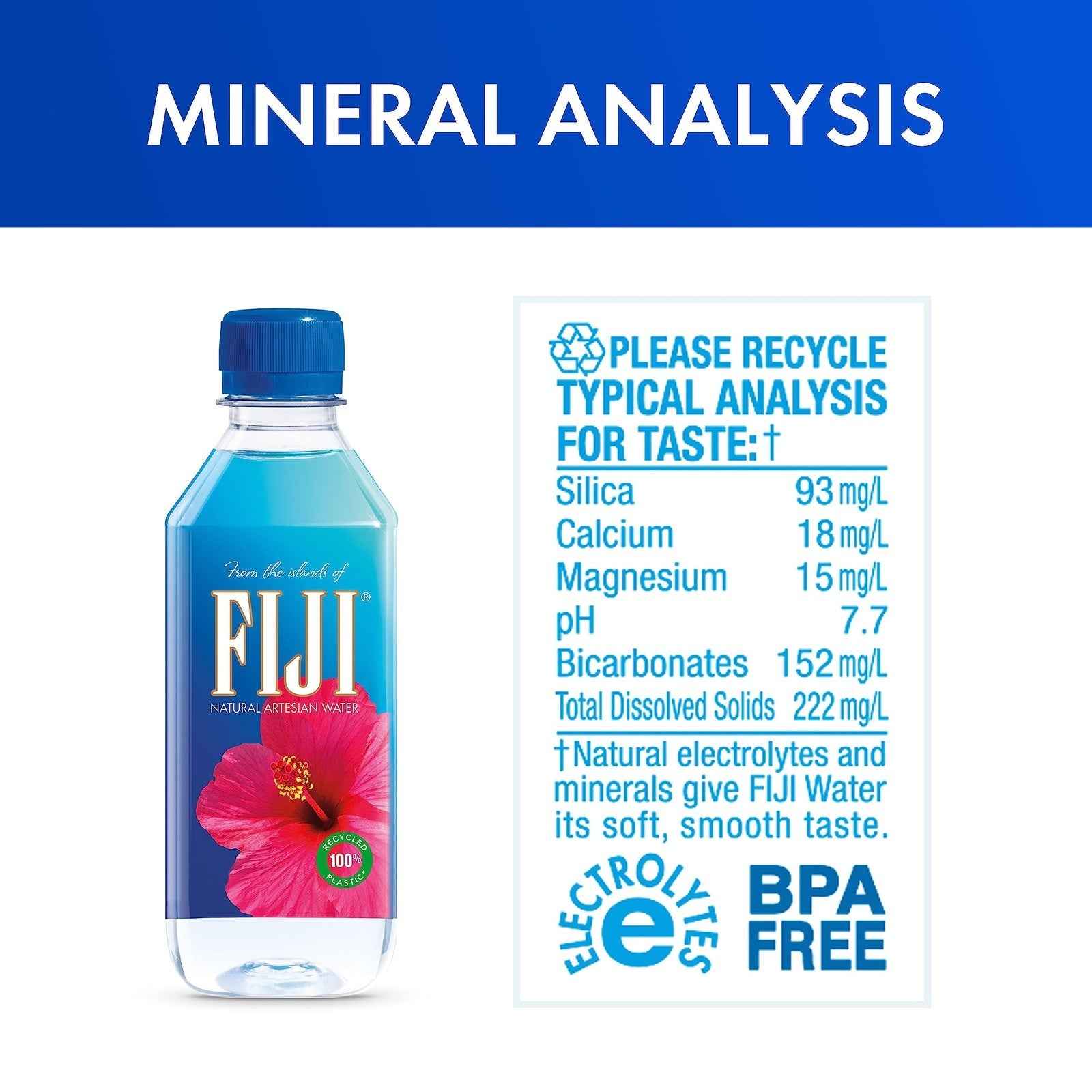 Fiji Natural Artesian Premium Water 330 ml (Pack of 24)