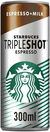 Starbucks Tripleshot Espresso 300ml Coffee Drink (Pack of 02)