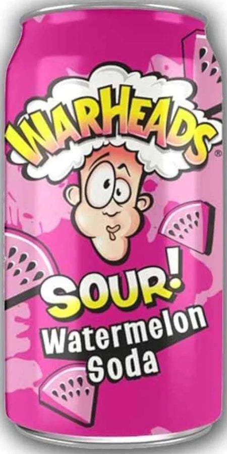Warheads Grape Soda 330ml (USA) ( pack of 2 )