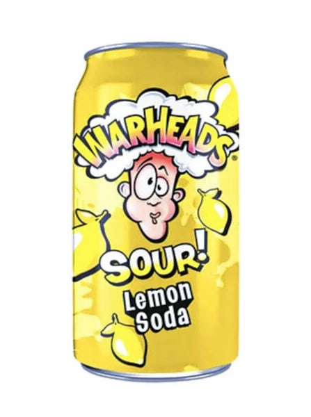 Warheads Lemon Soda 330ml (USA) ( pack of 2 )