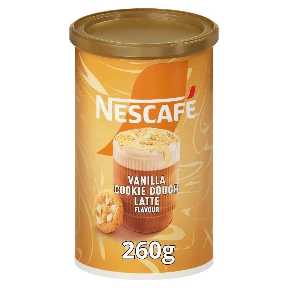 Nescafe Vanilla Cookie Dough Latte Flavour Instant Coffee Dessert Edition 260g (Pack of 02)