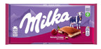Cherry Cream Chocolate Bar - Decadent Milk CMilka hocolate with Cherry Filling, 100 g